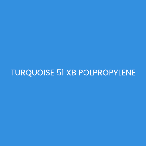 TURQUOISE 51 XB POLPROPYLENE TURQUOISE 51 XB POLPROPYLENE
