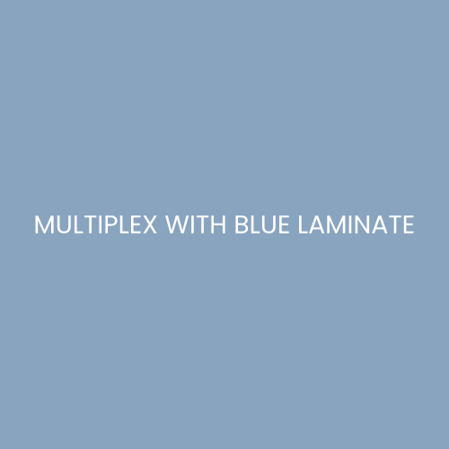 MULTIPLEX WITH BLUE LAMINATE MULTIPLEX WITH BLUE LAMINATE