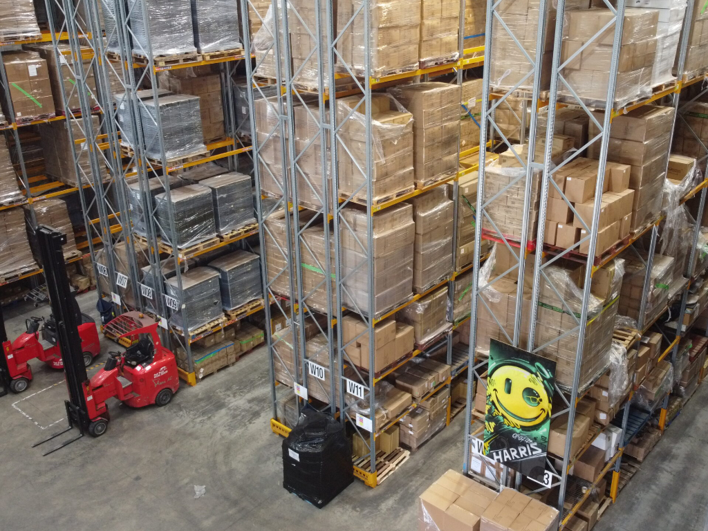 An overview of the korda DC warehouse